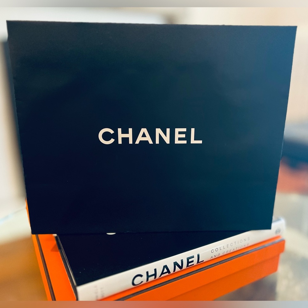Chanel Black Small Shopping/Gift Bag
